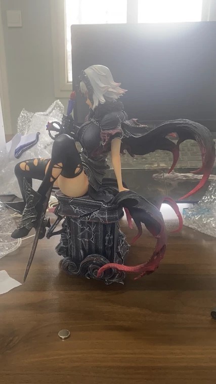 1/4 地狱贞德gk原模完成品