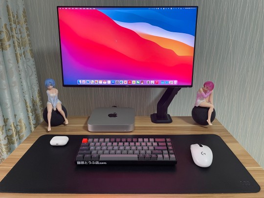 海淘的拉姆终于到了，桌面完全体形成