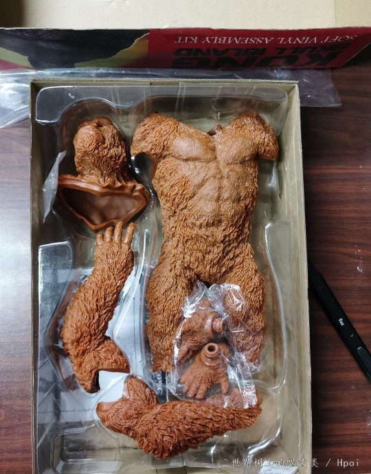 骷髅岛金刚白模