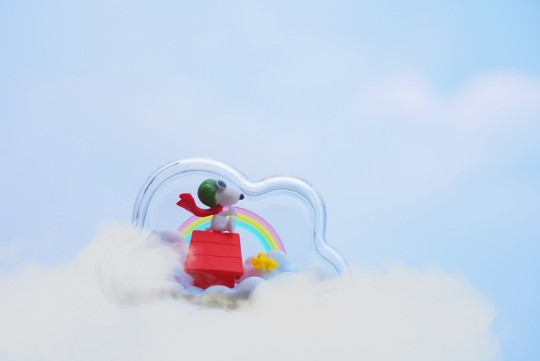 史努比天气瓶食玩