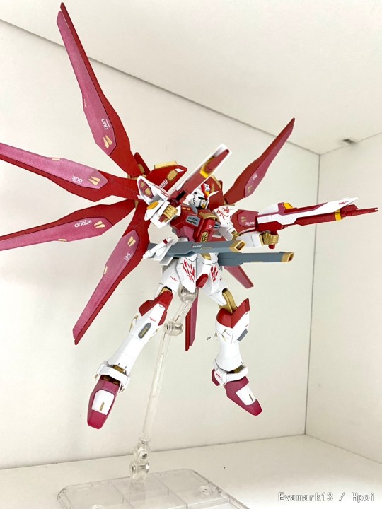 hg 新生强袭自由 朱雀舞焰ver喷涂制作