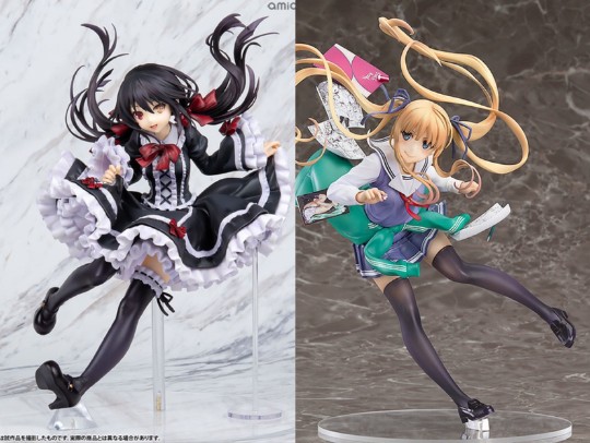 （对比）狂三便服和英梨梨飞天