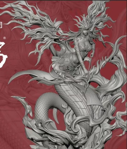 大漫匠美杜莎1/8灰膜图