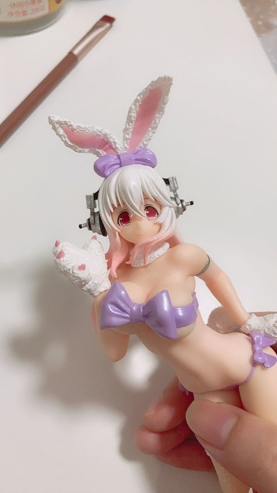 可爱粉兔女郎索尼子