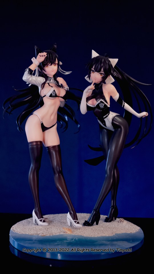 【碧藍航綫】賽車女郎ver.  高雄&愛宕 1/8 GK塗裝完成品