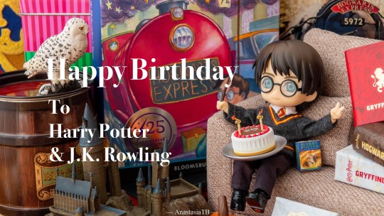 ⚡HBD to Harry Potter & J.K.Rowling