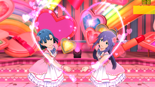 偶像大师 MILLION LIVE! 七尾百合子&望月杏奈 成长Chu→LOVER!!