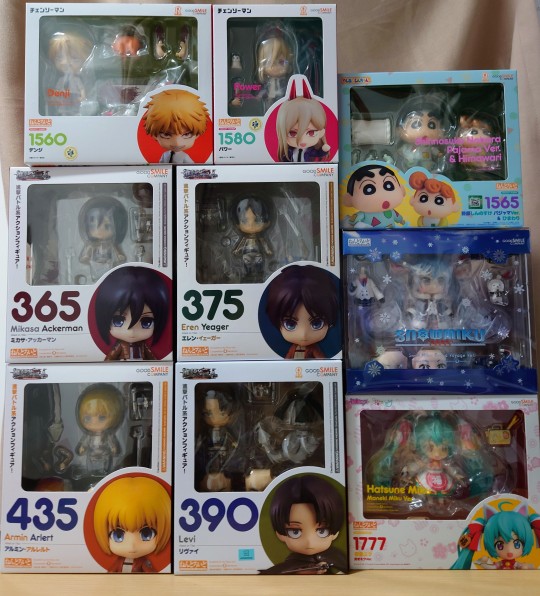 最近的粘土人收集（以及巨人锯人联动）