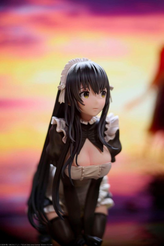 [拍粪片的人]还没开完箱，可爱都溢出来了 石狮子黑发女仆