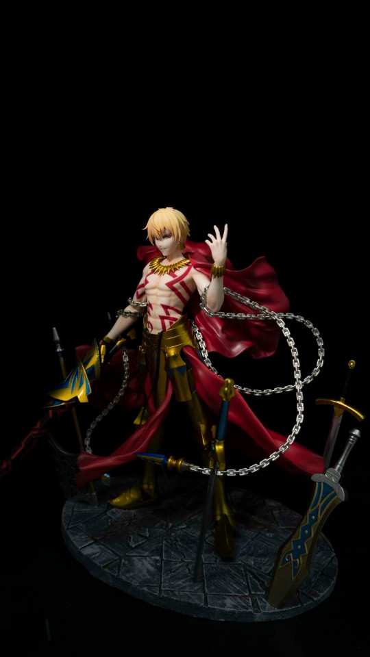 《gk涂装展示-fate 吉尔伽美什(金闪闪）》