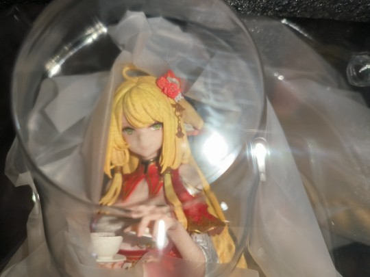 涂山红红金羽华裳手办+周边开箱