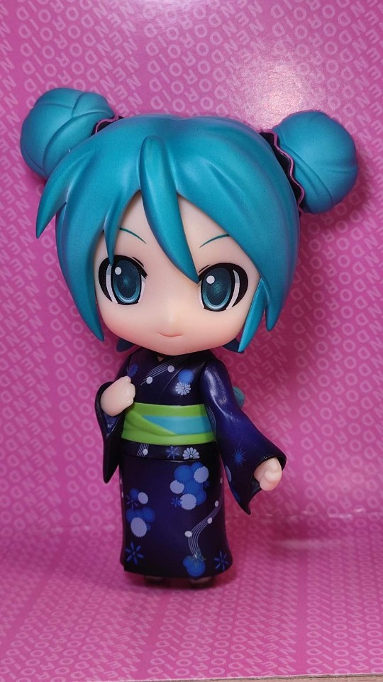 初音未来粘土人 浴衣