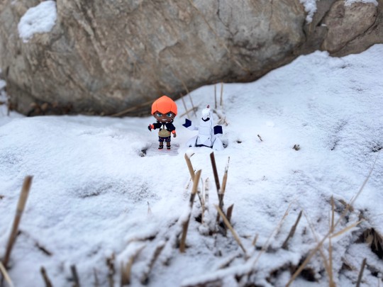 奇巴纳粘土人 雪景