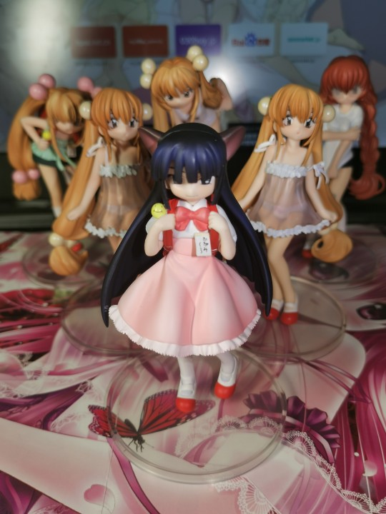 MaxFactory 萝莉的时间 盒蛋No.4 镜黑 粉裙白袜黑猫 2007