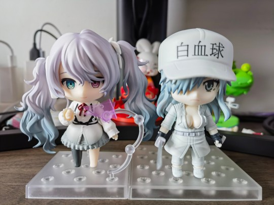 高低辫Miku和白血球简直不要太可爱