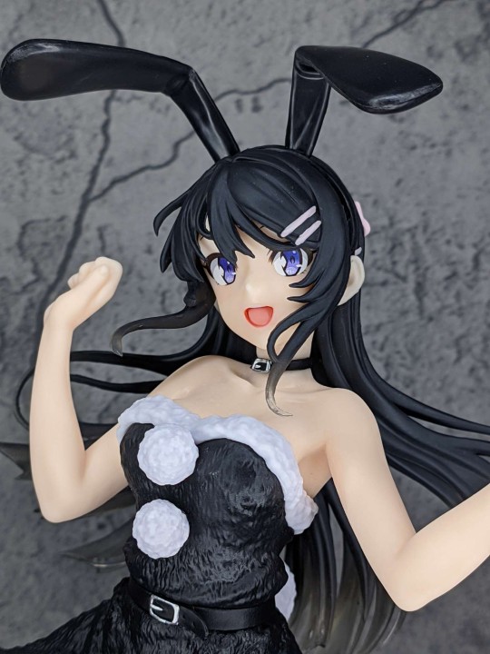 TAiTO Coreful 樱岛麻衣 黑色冬季兔女郎