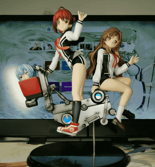 Griffon 绯色战姬 四宫向日葵＆一色茜＆Wenko 制服 1/8 2013~2014