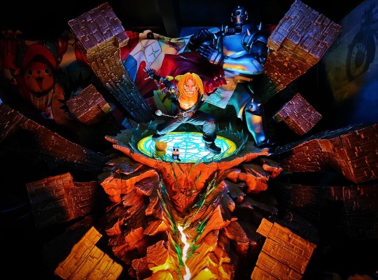 oc爱德华雕像配three弟弟阿尔