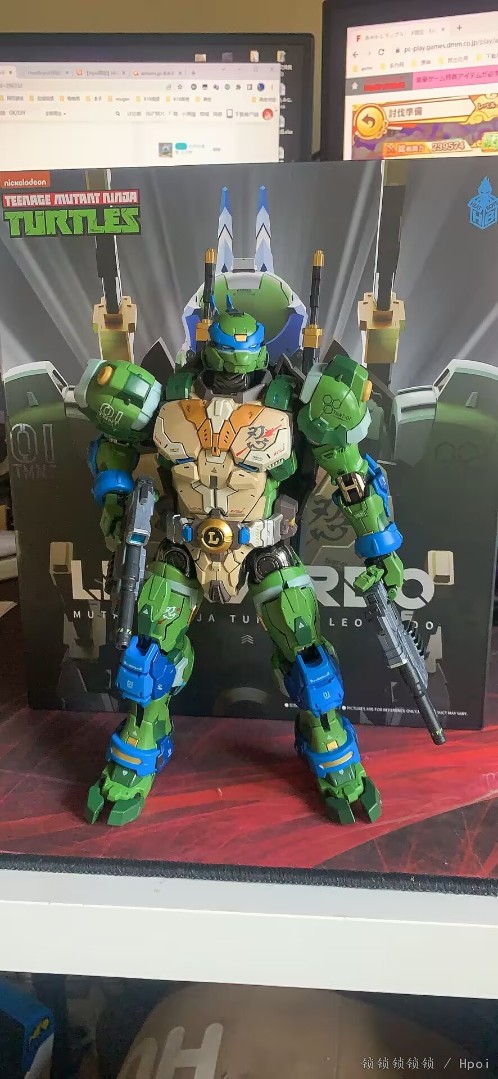 机甲忍者龟 达芬奇 实物到货