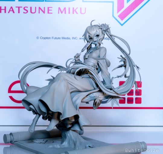 初音未来 月西江 灰模展示wf2023s推特返图