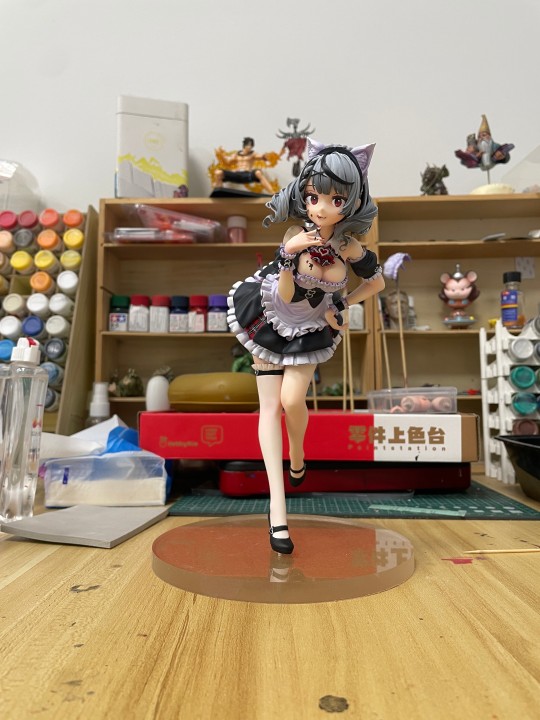 沙叉花快好了，还有细节没处理，吐槽一下模型素质真的差，大家可以放大看官图