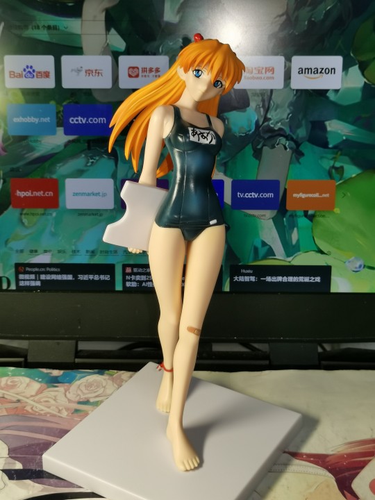 世嘉 EVA 明日香 学校泳装 2010再版 Summer Drops Ver. 景品