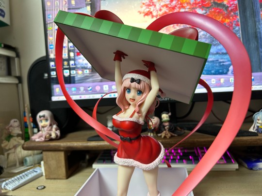 在礼物盒裹的千花