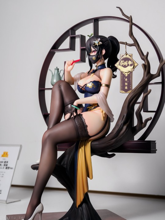 APEX 虾米 夏芈「幸」相逢 旗袍ver. 玄墨 WF2023S返图