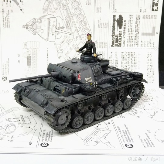田宫 二战德军三号L型坦克