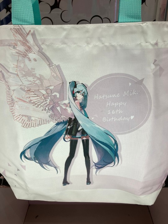 TAiTO 初音未来 16周年庆 折叠购物袋 门店展示转图