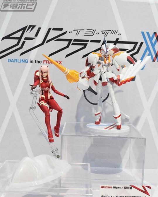 万代 S.H.Figuarts×ROBOT魂 DARLING in the FRANXX 开播5周年纪念套装 展图转载