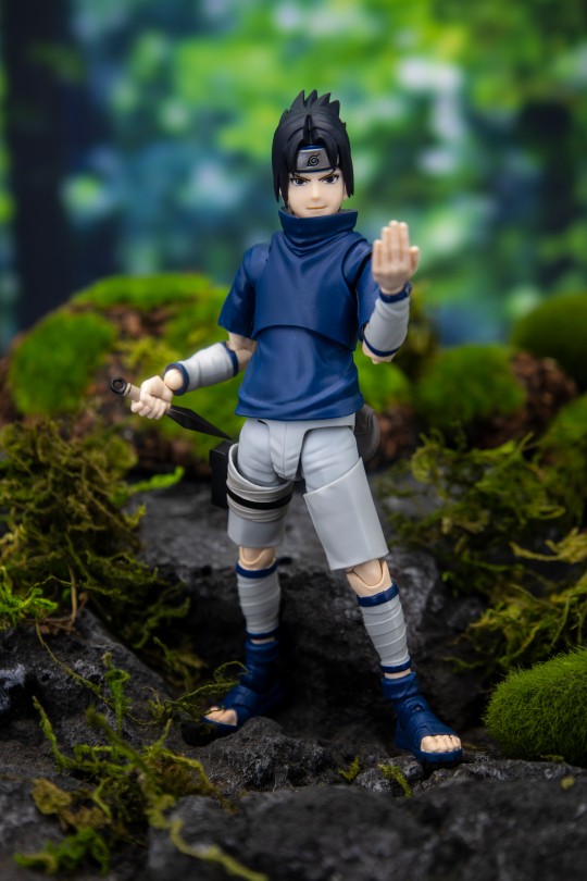 万代 SHF 火影忍者 少年佐助-寄宿着宇智波之血的天才忍者-【吾昂王的模玩分享】