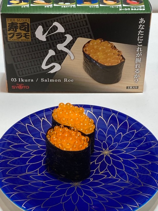 SYUTO 寿司拼装模型 鲑鱼子寿司 展图转载