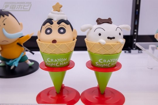 眼镜厂 蜡笔小新雪糕集 小新与小白 A款＆B款 店头展示转图