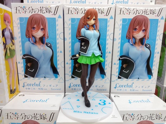 TAiTO Coreful 五等分的新娘∬ 中野三玖 ~校服~ 新装版再版 店头展示转图