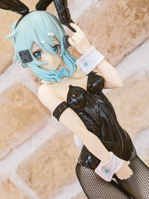 FURYU BiCute Bunnies 刀剑神域 诗乃 门店展示转图