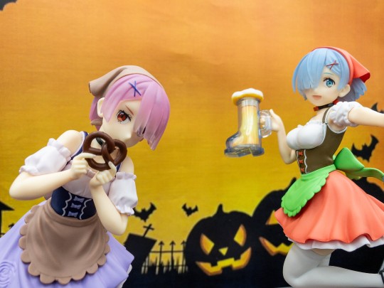 世嘉 超级景品 Re：从零开始的异世界生活 拉姆&雷姆 啤酒节造型