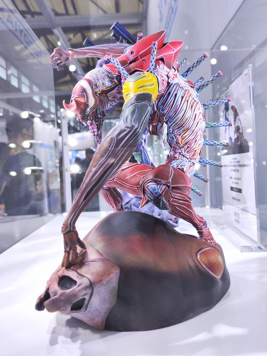 海洋堂 ARTPLA 新世纪福音战士 失控初号机与二号机 大师涂装集