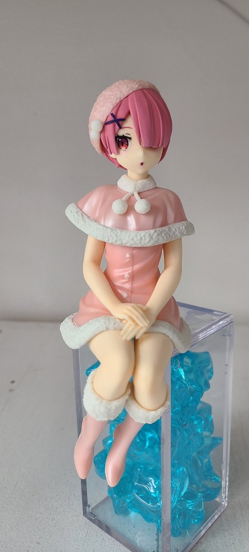 FURYU 压泡面 Re:0 冰雪公主拉姆 珠光版 门店展示转图