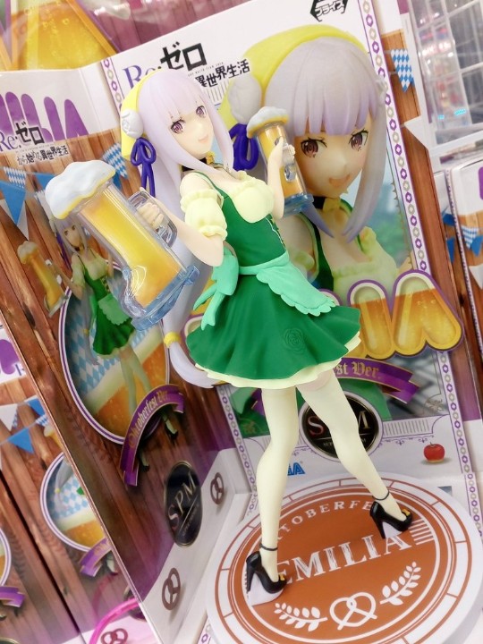 世嘉 超级景品 Re：从零开始的异世界生活 爱蜜莉雅 啤酒节造型 门店展示转图