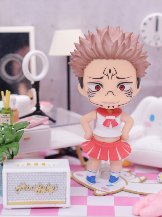 粘土人配件-红色拉拉队替换身