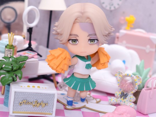 粘土人配件-绿色拉拉队替换身