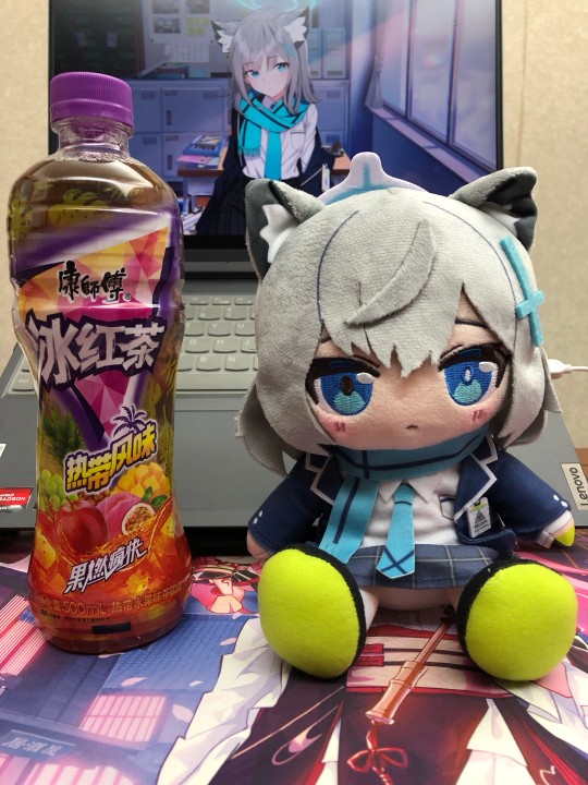 gsc砂狼白子毛绒玩偶到货水