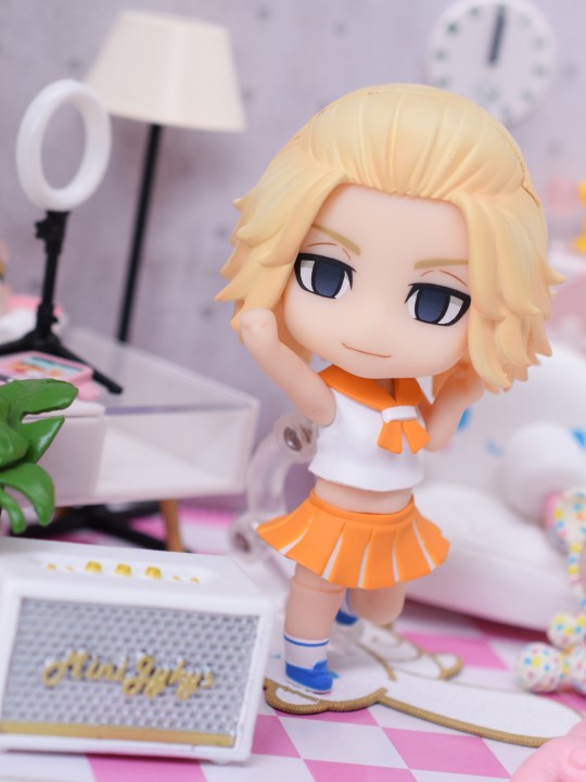 粘土人配件-橙色拉拉队替换身