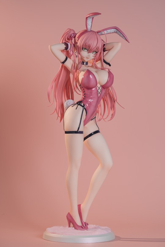 【粉色双马尾兔女郎】实拍