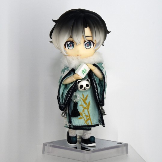 良笑塑美 粘土娃 国潮系列 熊猫麻将 月桂叶 展图搬运