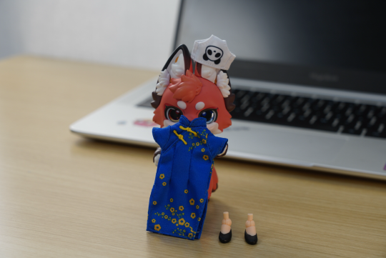 粘土娃 服装套装 旗袍（红色/蓝色）拆箱记录