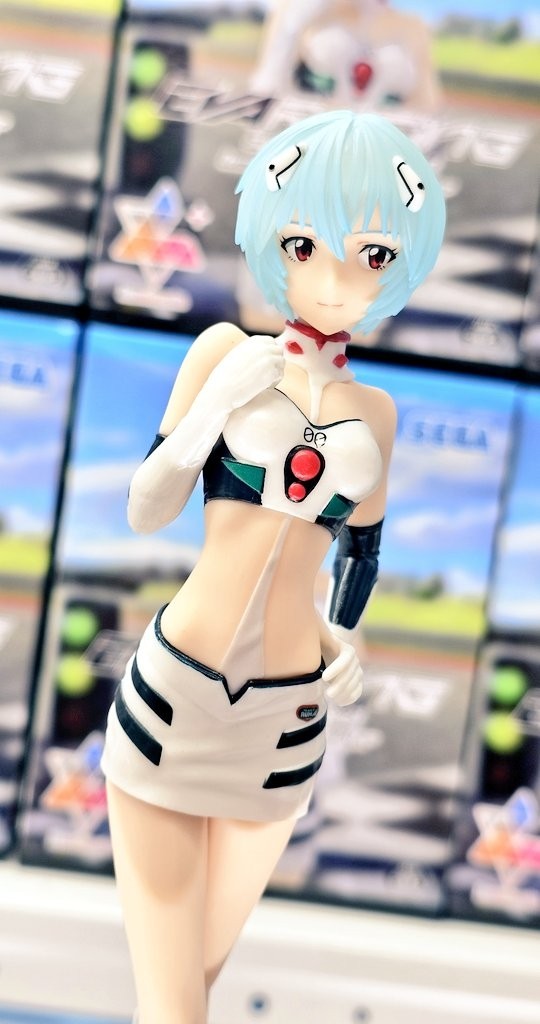 世嘉 Luminasta 新世纪福音战士赛车计划 凌波零-PIT WALK 大货实拍返图搬运