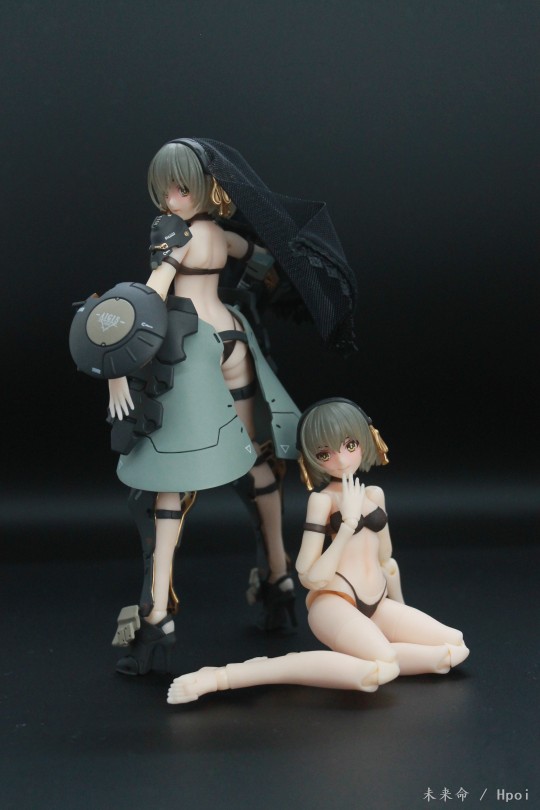 蜗壳正面装甲少女 到手随拍