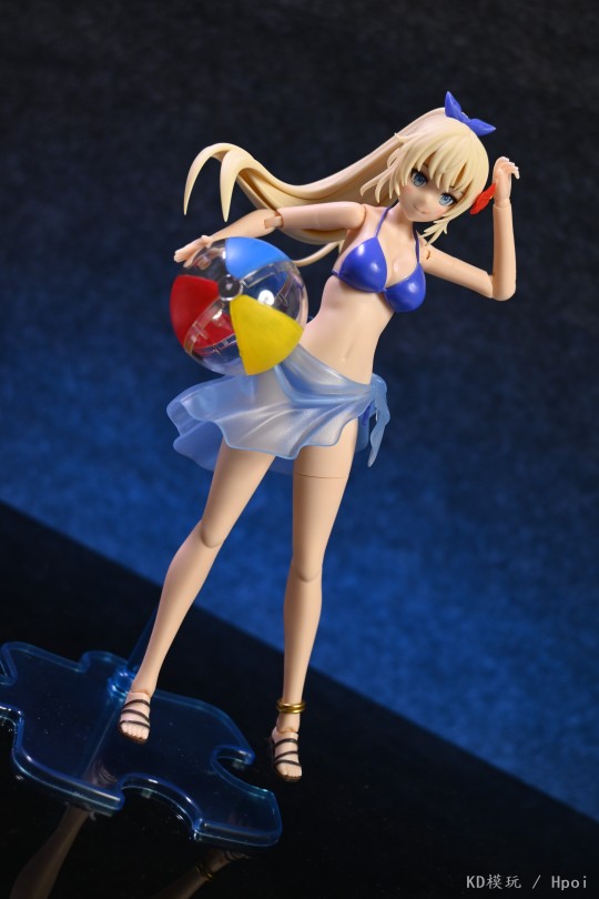 寿屋机娘 创彩少女庭园 佐伯律花泳装 拼装模型